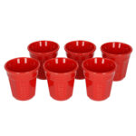 Bialetti Bicchierini espresso bekers rood