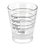 BaristaPro Espresso Shotglas met Belijning Zwart