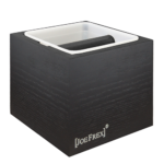 JoeFrex Uitklopbak Classic Zwart beukenhout