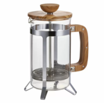 Hario Cafe Press Wood Olijfhout 4 Kops
