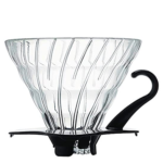 Hario V60 Dripper 02 Glas Zwart 1-4 kops