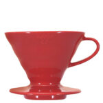 Hario V60 Dripper Keramiek Rood 02
