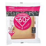 Hario V60 Koffiefilters 02 Bruin 100 stuks