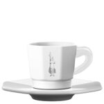 Bialetti Espresso Kop en Schotel Wit set 4 stuks