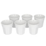 Bialetti Espressobekers Wit 6 stuks