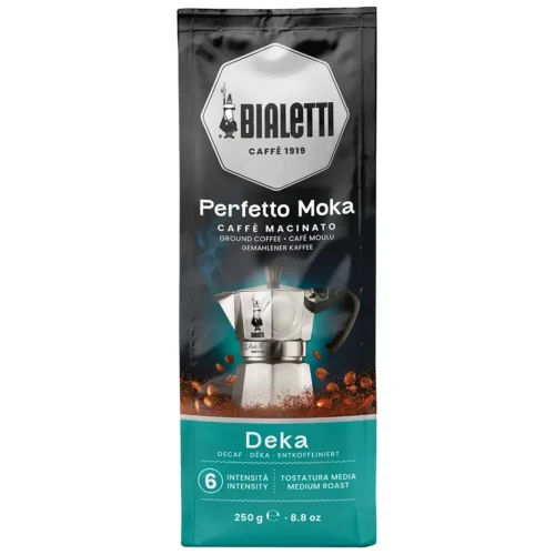 Bialetti Perfetto Moka Deka gemalen koffie 250 gram