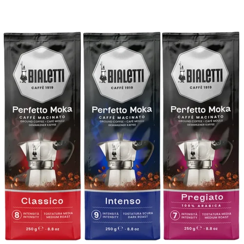 Bialetti Perfetto Moka proefpakket 3 x 250 gram