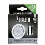 Bialetti RVS Filterplaatje + 1 Siliconen ring 2 kops