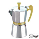 G.A.T. Italia Betty Percolator Geel 3 kops