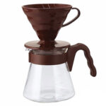 Hario V60-02 Dripper Set Bruin