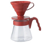 Hario V60-02 Dripper Set Rood
