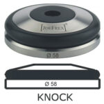 JoeFrex Tamperbase Knock RVS Flat 58mm