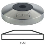 JoeFrex Tamperbase RVS Flat 57mm