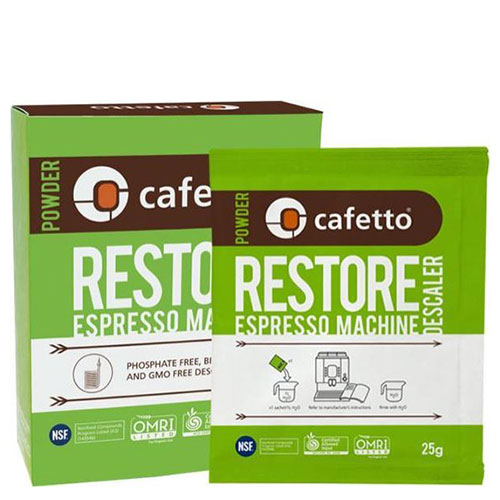 Cafetto Restore Espresso Machine Ontkalker 4x25gr