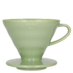 Hario V60-02 Dripper Keramiek Smokey Green