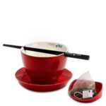Pure Tea Kop en Schotel set Rood