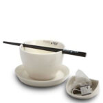 Pure Tea Kop en Schotel set Wit