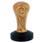 BaristaPro Tamper Olijfhout Teflon Flat Base 58mm