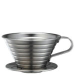 Cafe de Tiamo RVS Flatbed Filterdripper K02