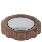 BaristaPro Draaiknop Walnoot Hout 64mm 6x6mm