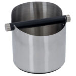 BaristaPro Uitklopbak Rond RVS 138mm