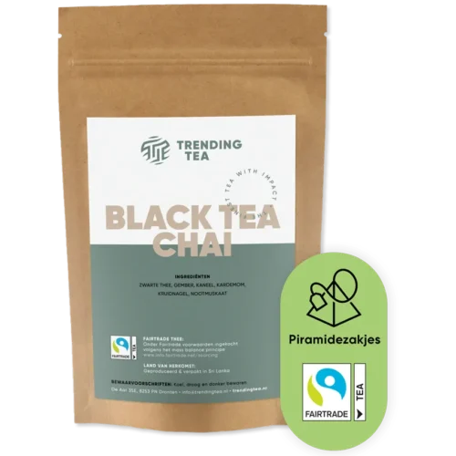 TrendingTea Black Tea Chai piramidezakjes 100st